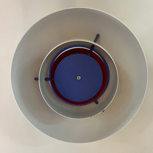 Lamellenlampe PH5 weiß von Poul Henningsen für Louis Poulsen