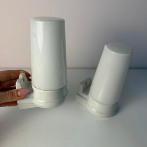 Set: 2x Wandlampe Modell 6080 weiß von Sigvard Bernadotte für Ifö