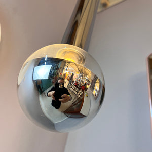 Hängelampe Big Globe Chrom 59 cm von Motoko Ishii für STAFF