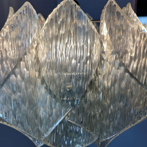 Hängelampe Lucite Eisglas von Marbach Leuchten