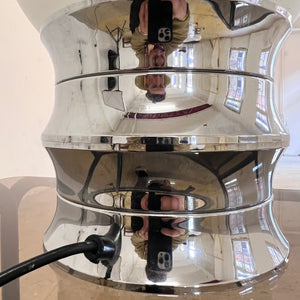 Tischlampe Chrom Opalglas VEB NARVA