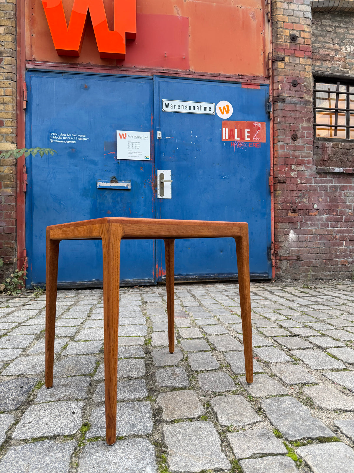 Beistelltisch Teak & Eiche von Wilkhahn