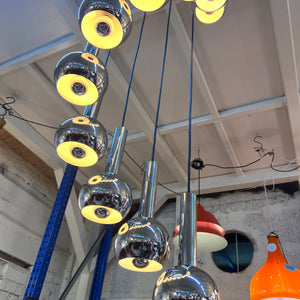 Kaskadenlampe 10-flammig Chrom von STAFF