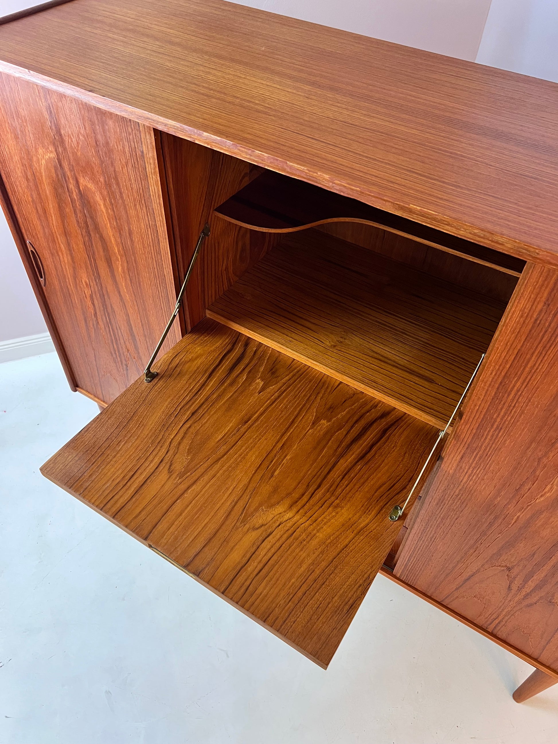 Highboard Teak von Tibergaard aus Dänemark