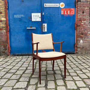 Armlehnstuhl Palisander mit Wollbezug von Johannes Andersen für Uldum Møbelfabrik