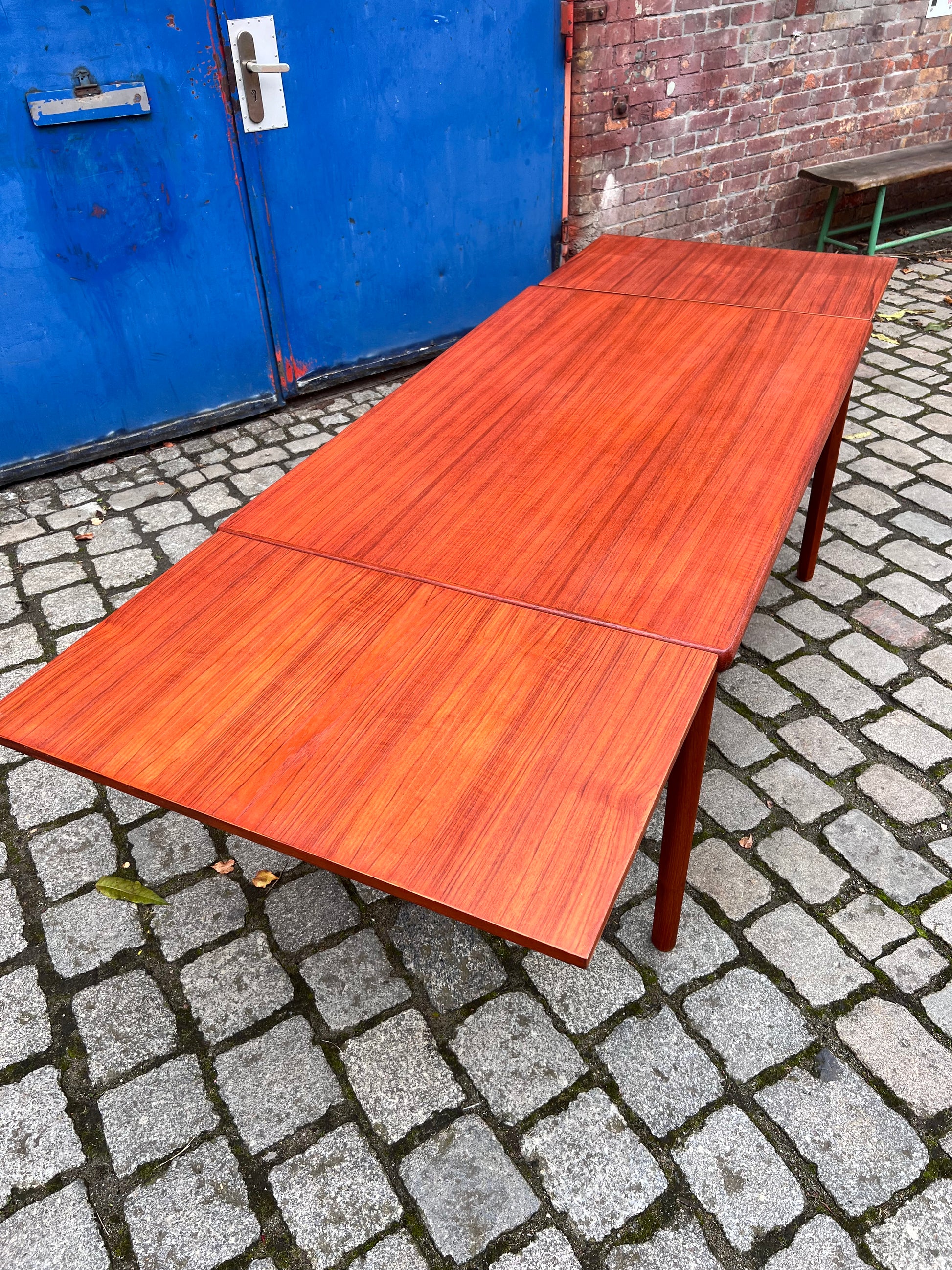 Ausziebarer Esstisch Teak von Henning Kjearnulf