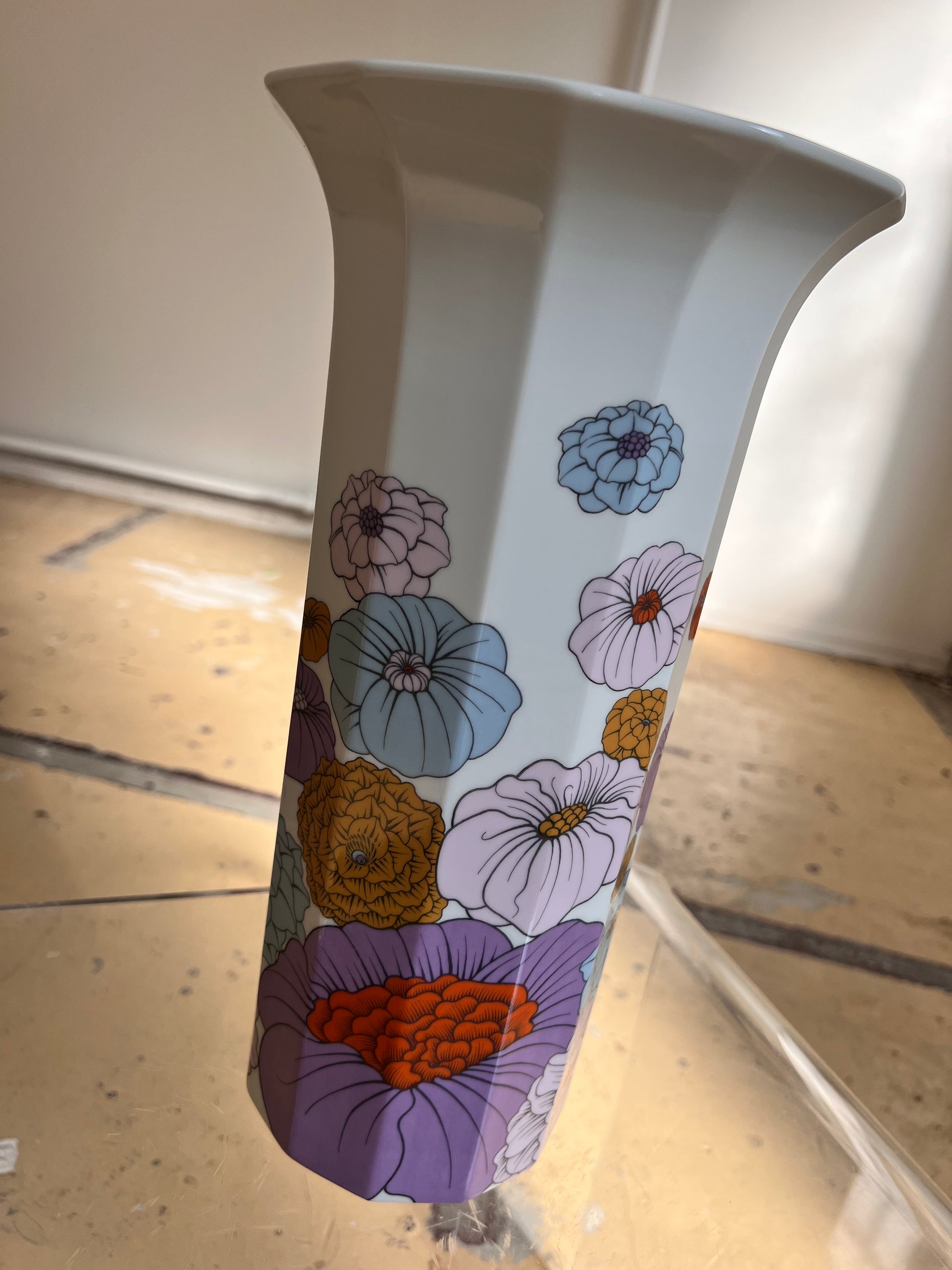 Polygon Vase von Tapio Wirkkala für Rosenthal Studio Line 1979