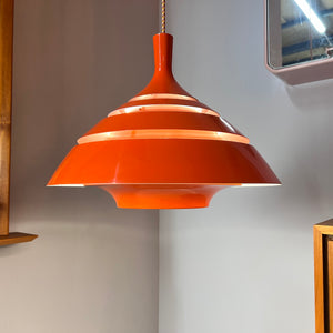Hängelampe orange von Hans-Agne Jakobsson für Lyfa