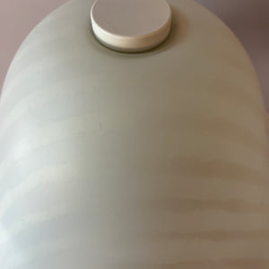 Pilzlampe weiß mit Zebramuster von Peill & Putzler
