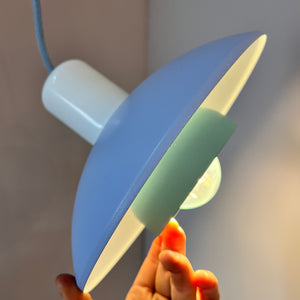 Lamellenlampe Typ 728 neu lackiert von Horn