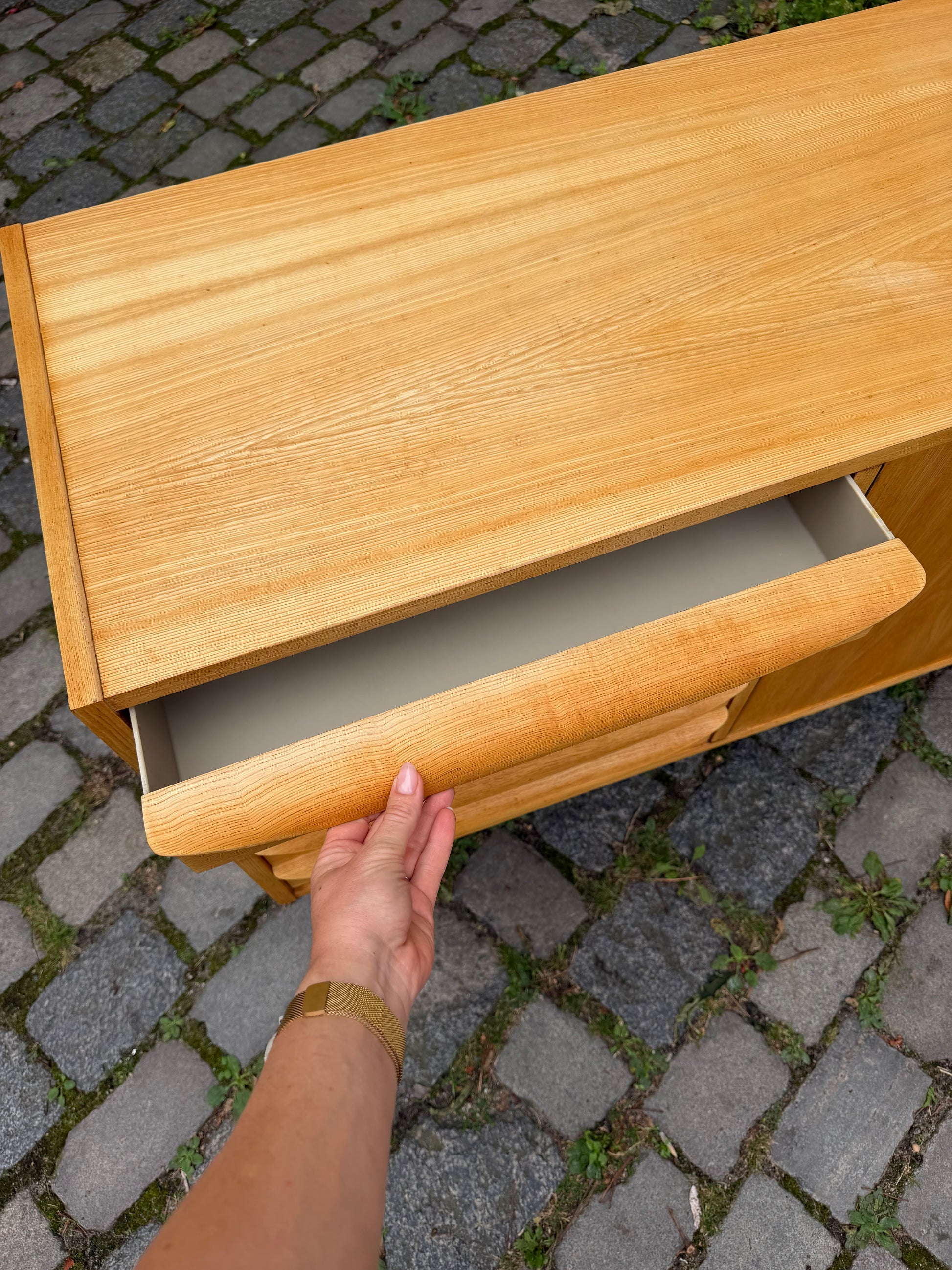 Sideboard Typ 602/K Esche von Franz Ehrlich für Hellerau