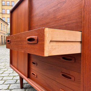 XXL Highboard Teak von H.P. Hansen aus Dänemark