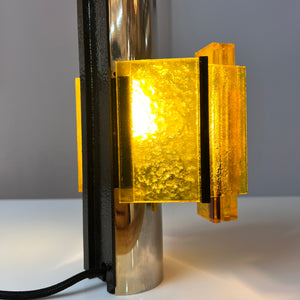 Wandlampe gelb schwarz von Claus Bolby für Cebo