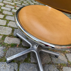 Drehstuhl Chrom Leder von Olymp