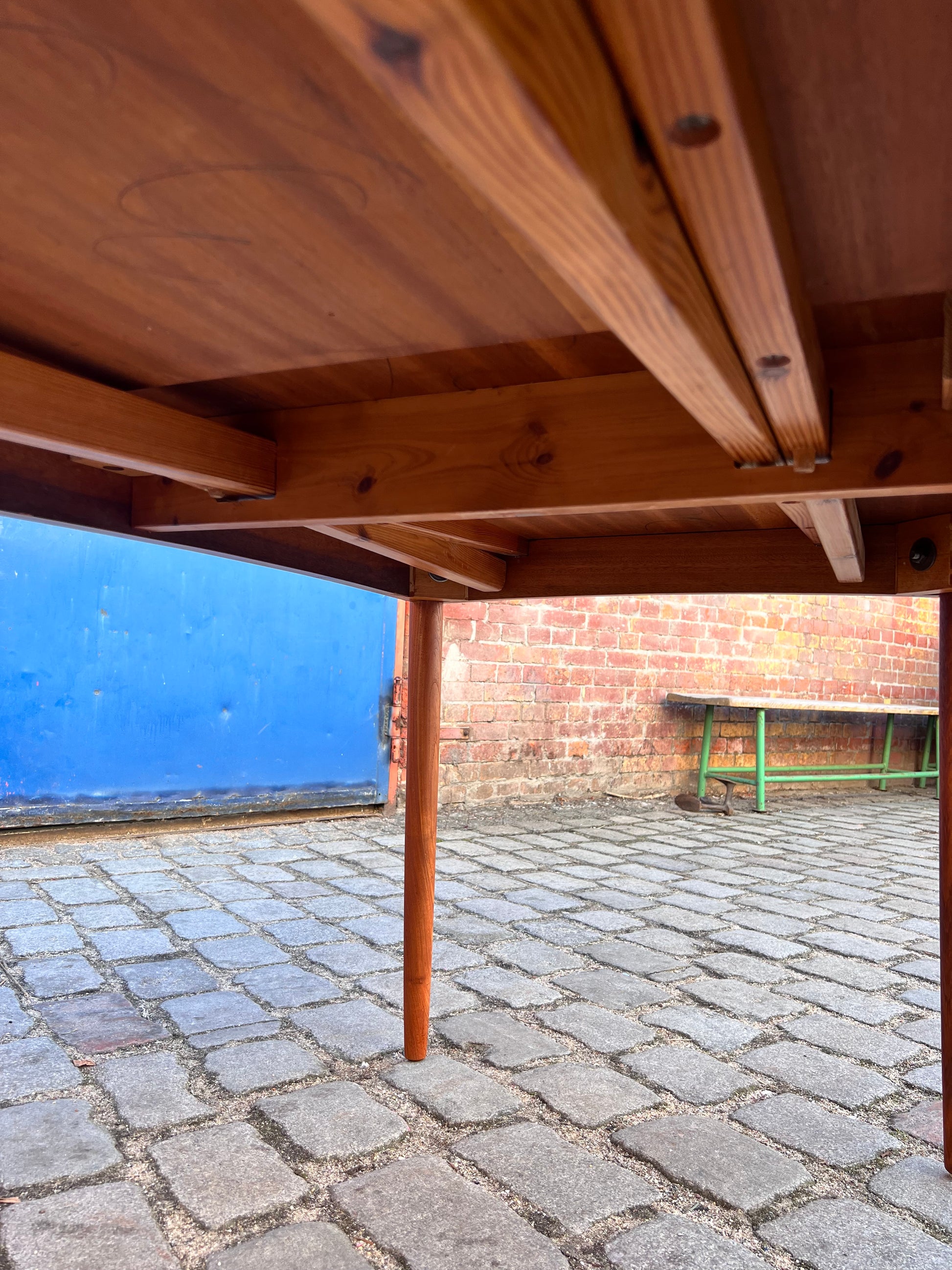 Ausziehbarer Esstisch Teak aus Dänemark