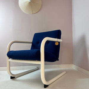 Sessel weiß blau von Friis & Moltke