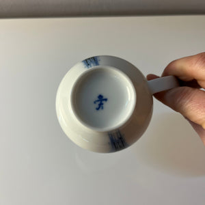 Set: 6x Tasse Form F Pop Art blau weiß von Fürstenberg