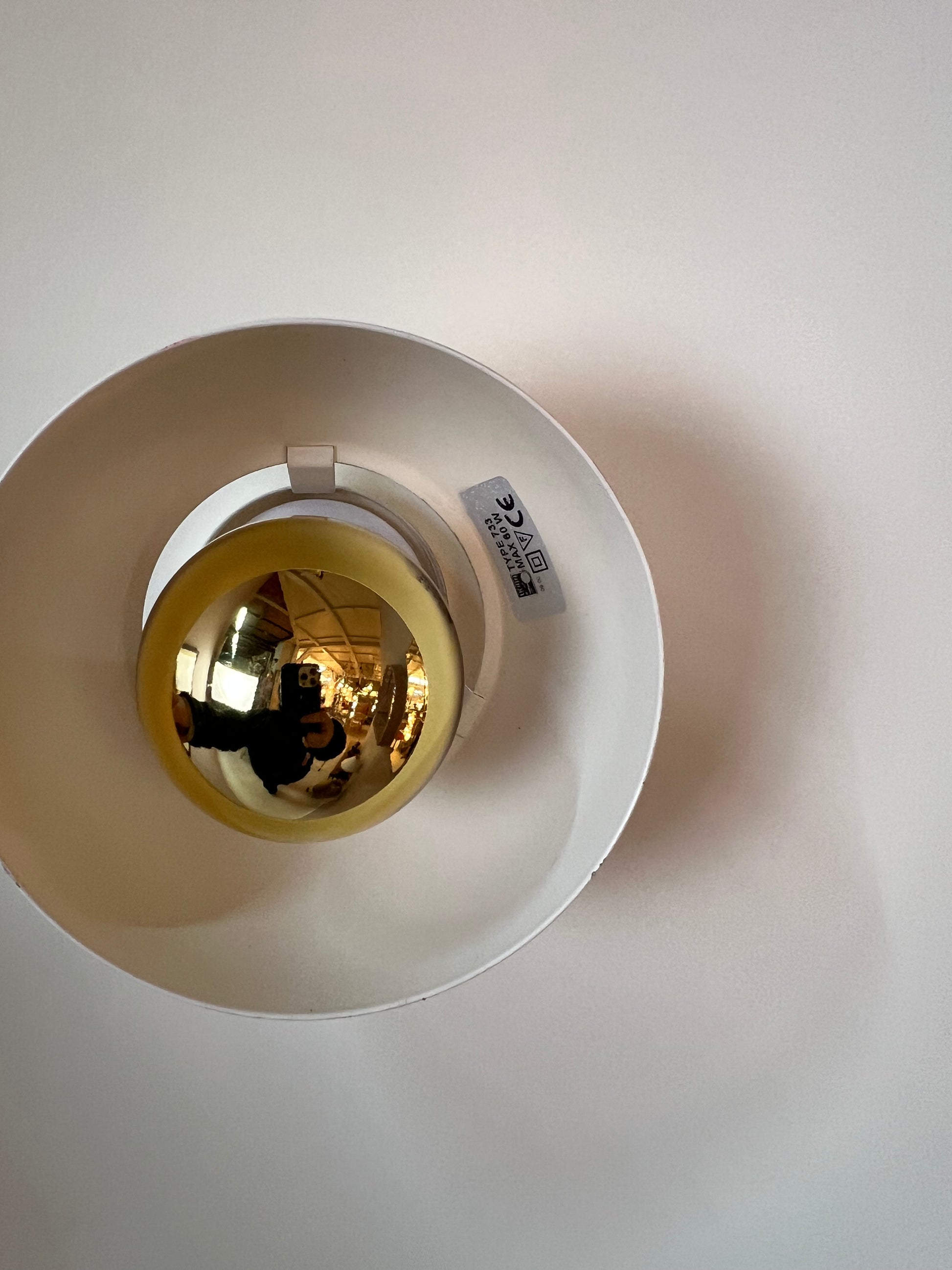 Horn Typ 733 gelb weiß neu lackiert von Horn
