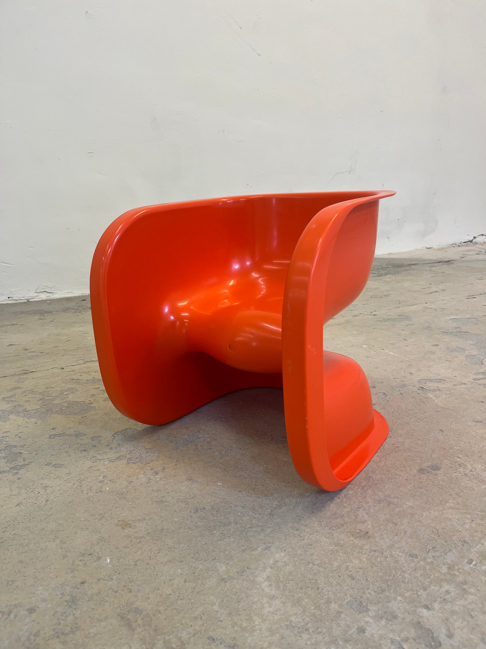 Multifunktionaler Kinderstuhl orange von Johannes Foersom & Peter Hiort Lorenzen für Cado