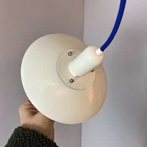 Kleine Lamellenlampe weiß aus Dänemark