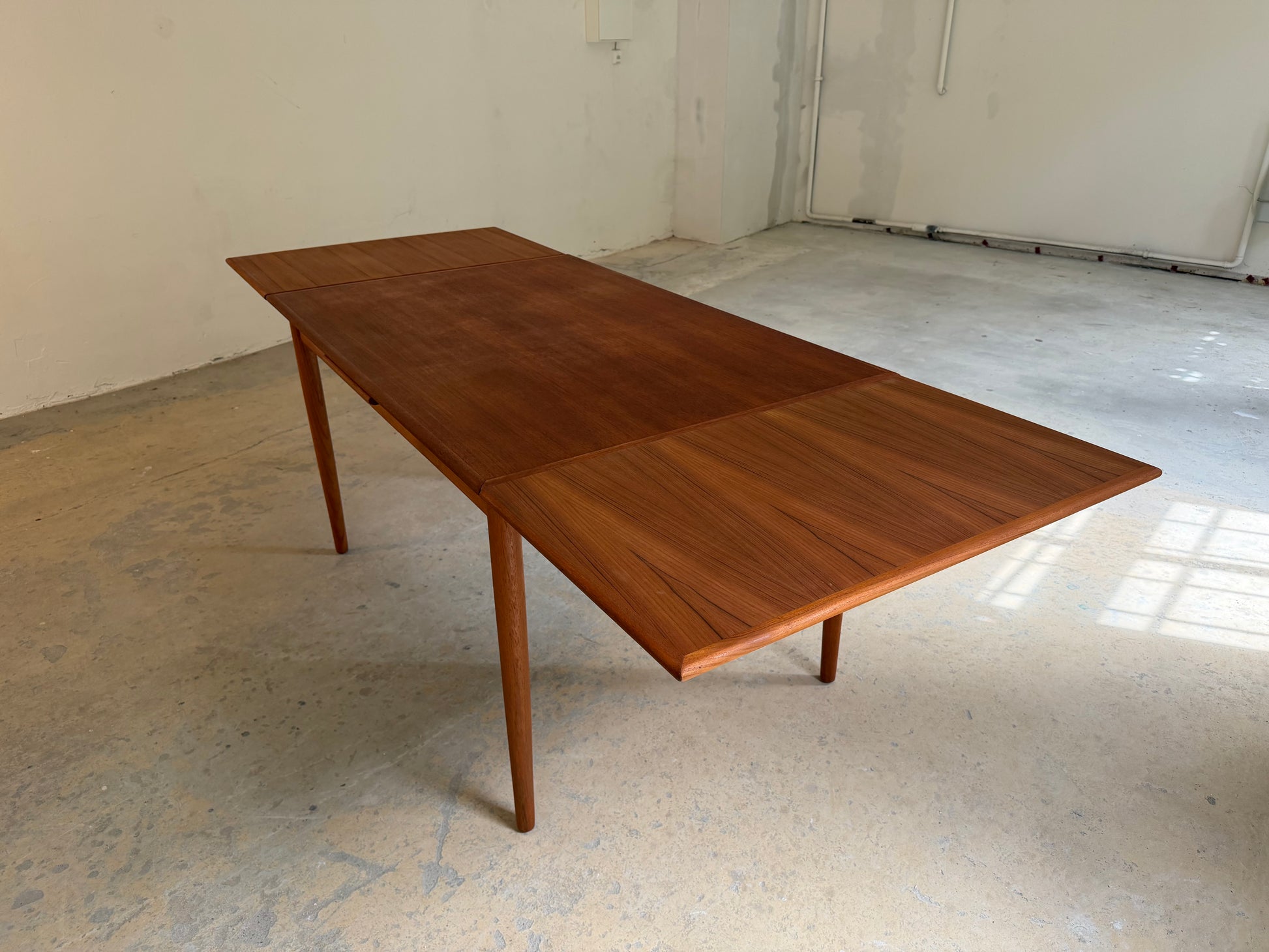 Ausziehbarer Esstisch Teak aus Dänemark
