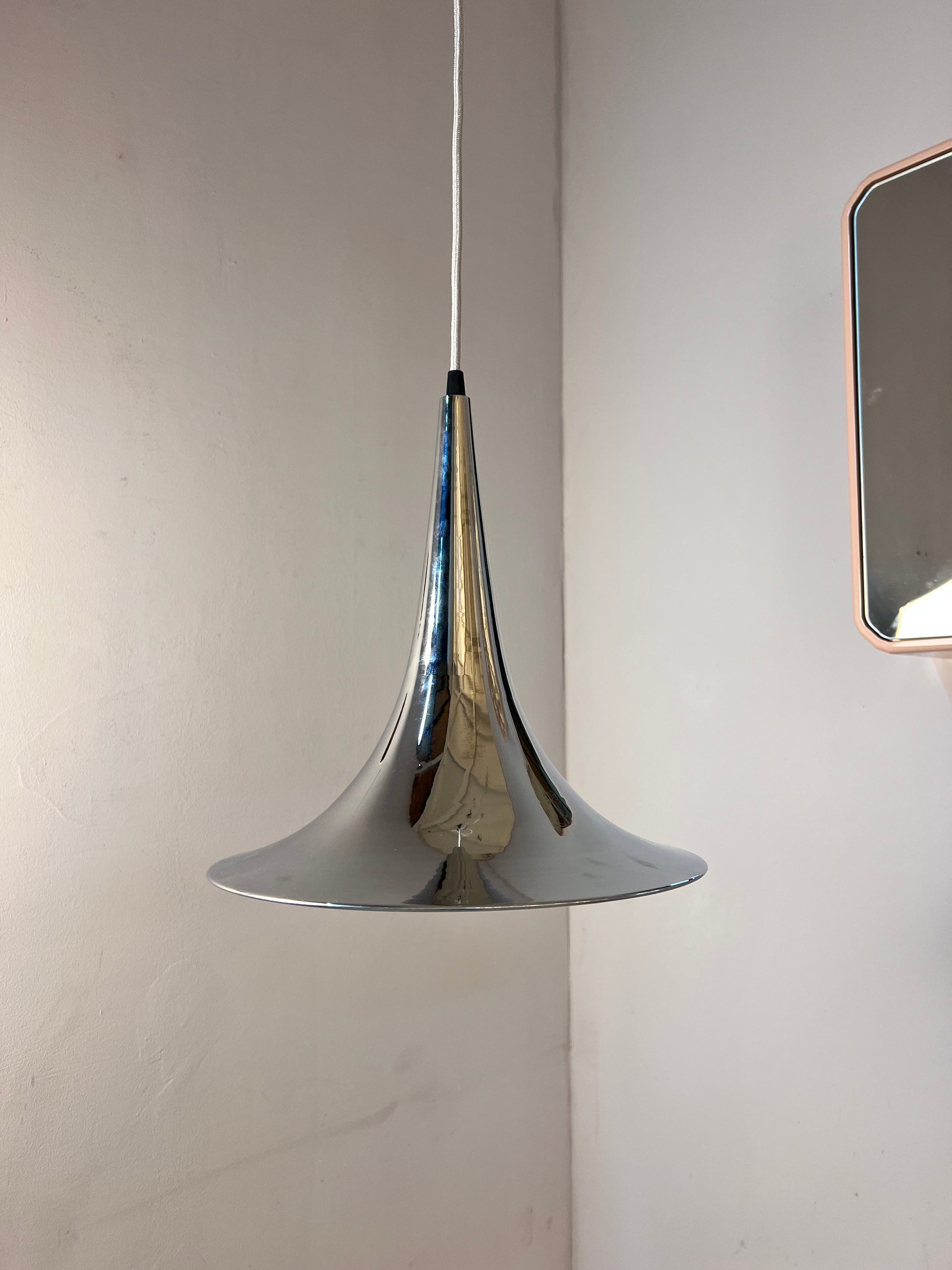 Trichterlampe Chrom Halo Tech Design