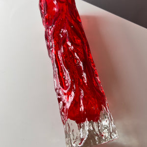 Vase rot von Ingrid Glas