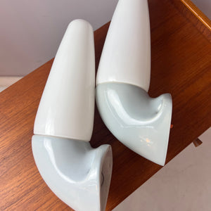 Set: 2x Wandlampe Modell 6035 hellgrau von Sigvard Bernadotte für Ifö
