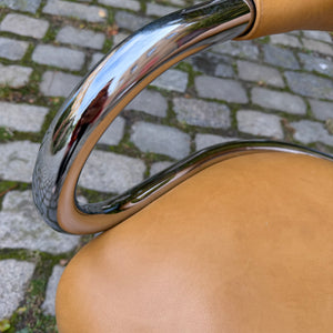 Drehstuhl Chrom Leder von Olymp
