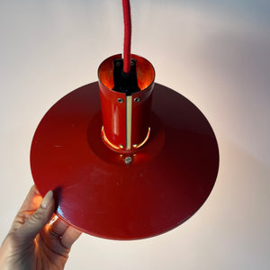 Lamellenlampe Flipper rot von Mogens Davidsen für von SC Sørensen