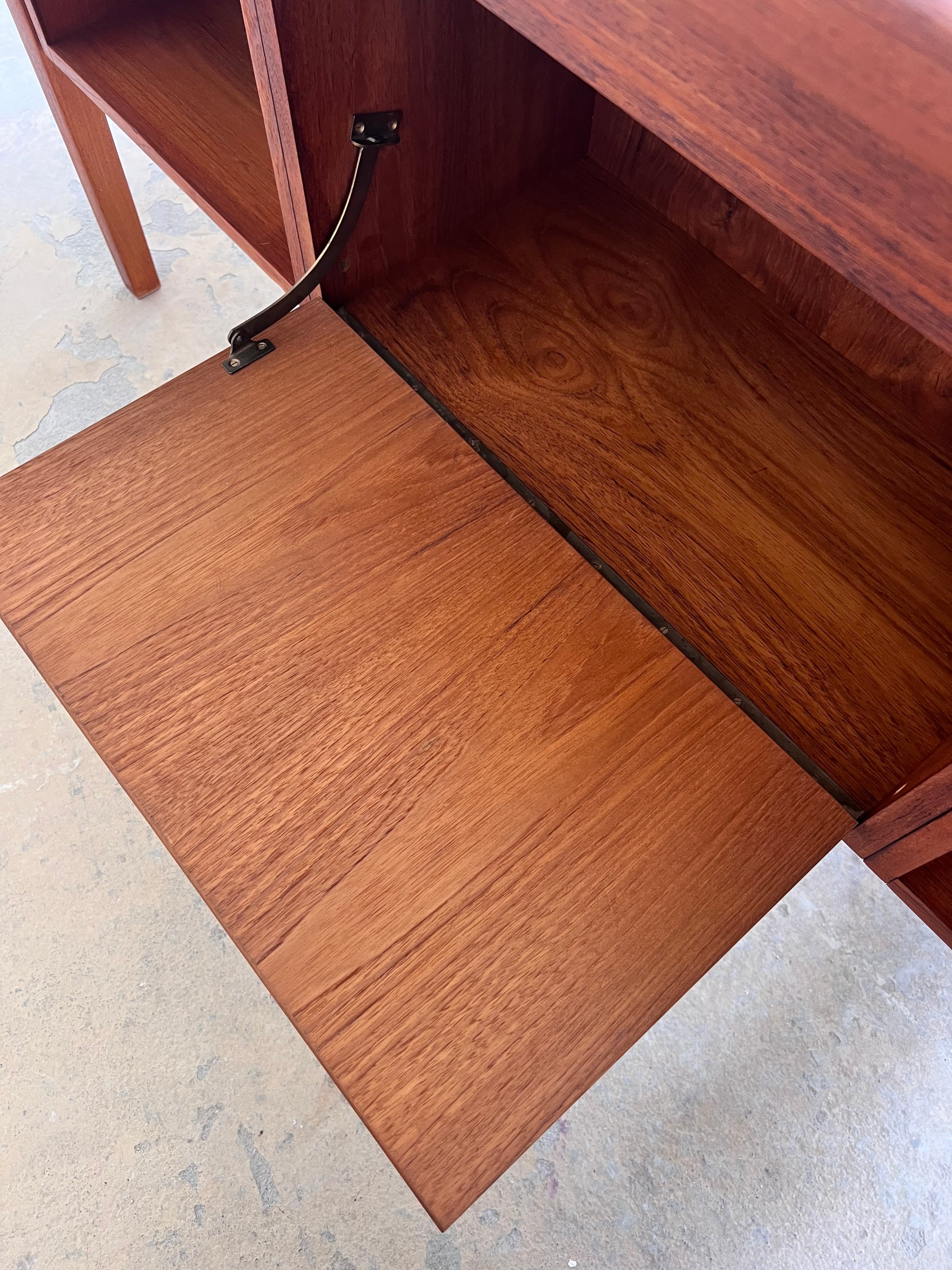 Freistehender Schreibtisch Teak aus Dänemark Sigh & Søns Møbler