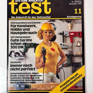 Stiftung Warentest Zeitschrift November 1975