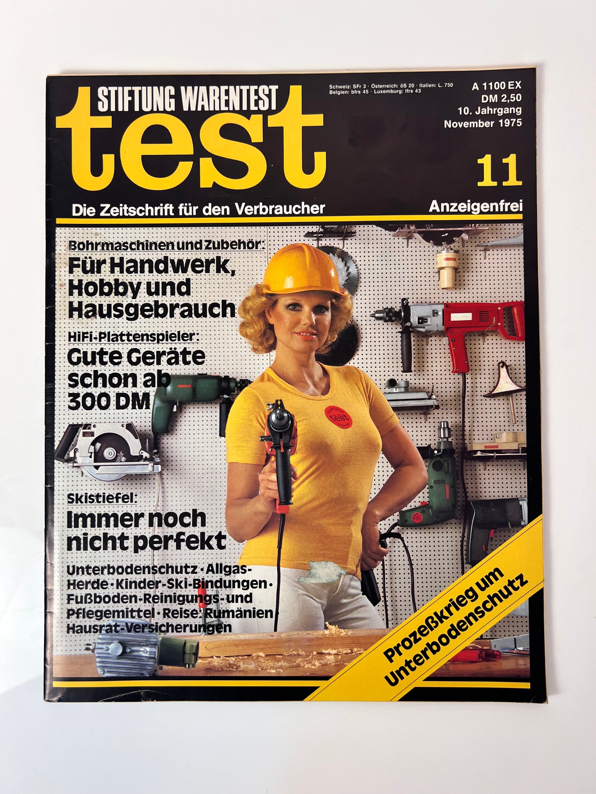 Stiftung Warentest Zeitschrift November 1975