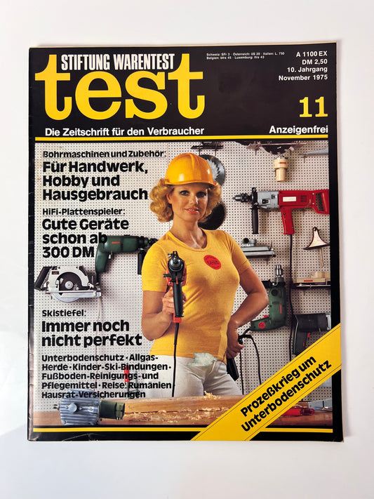 Stiftung Warentest Zeitschrift November 1975
