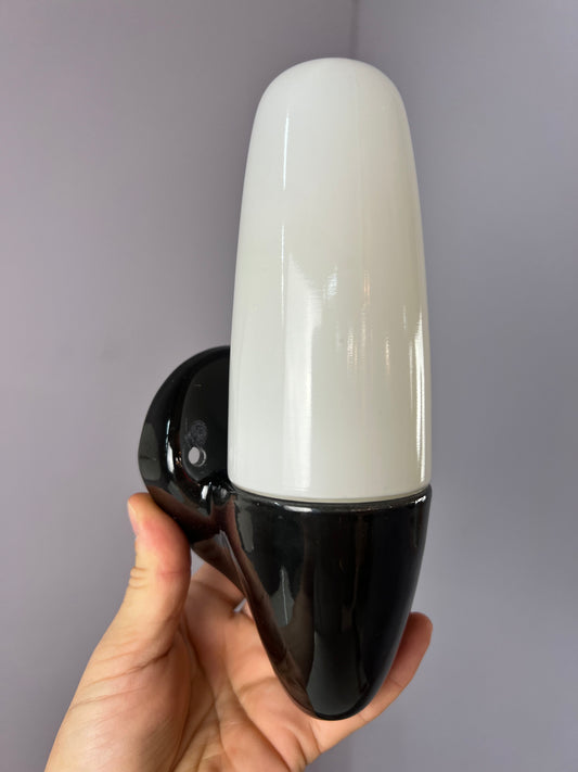 Wandlampe Model 6065 schwarz von Wilhelm Wagenfeld für Lindner