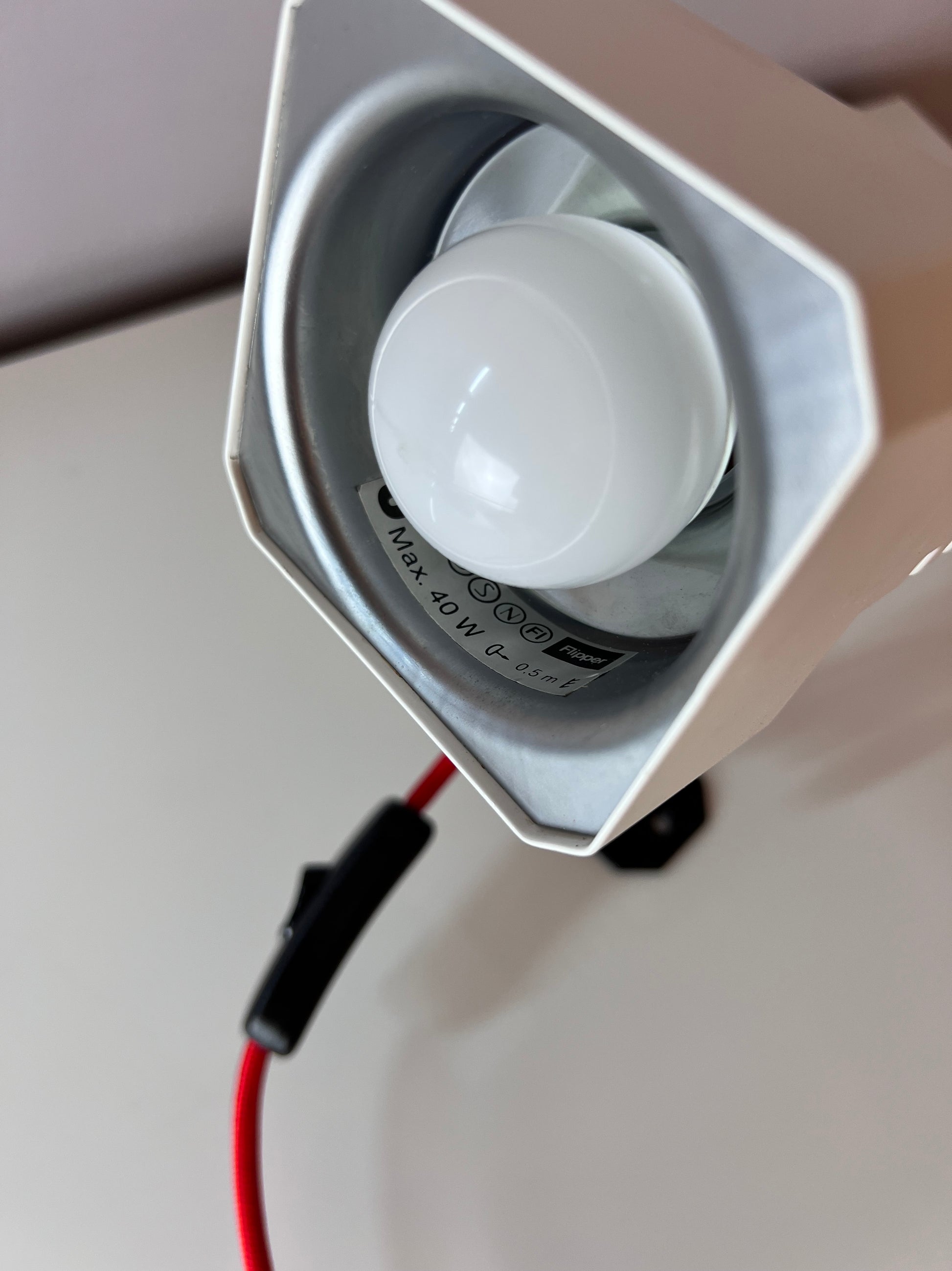 Wandlampe Flipper weiß von Mogens Davidsen