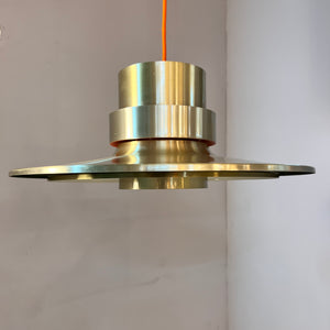 Lamellenlampe Trava grün orange von Carl Thore für Granhaga