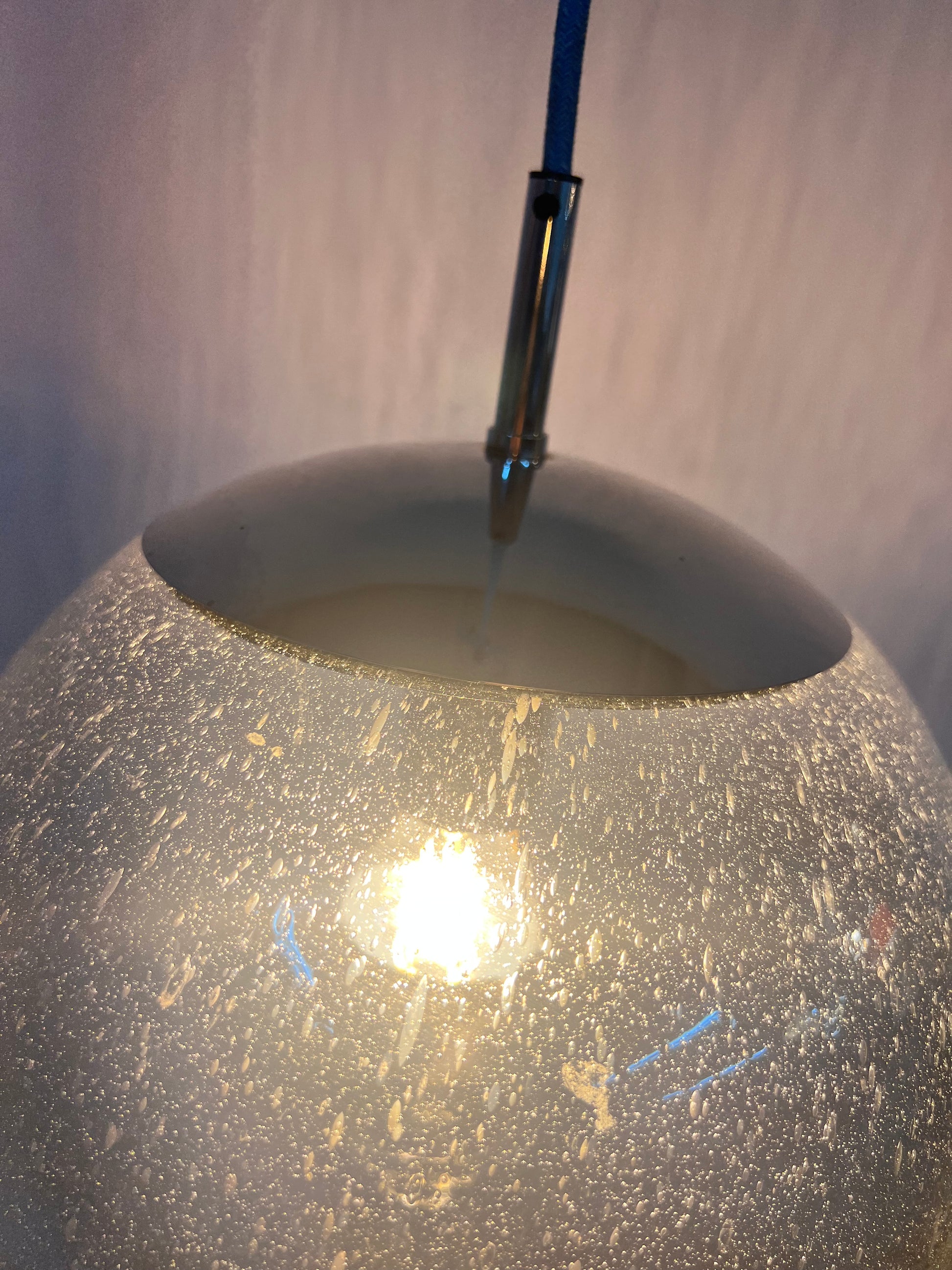 Kugellampe Glas Chrom von Hustadt Leuchten