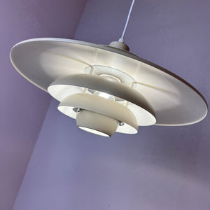 Lamellenlampe 'Alexia'  beige/weiß von JEKA