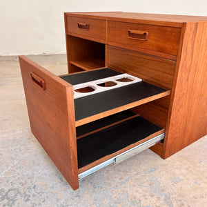 Schrank Teak mit Minibar aus Dänemark