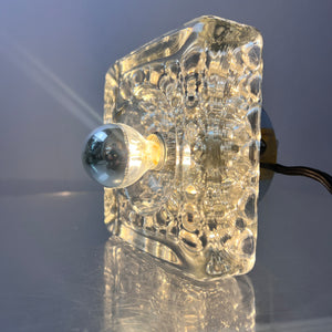Wandlampe Ice Cube Glas Chrom