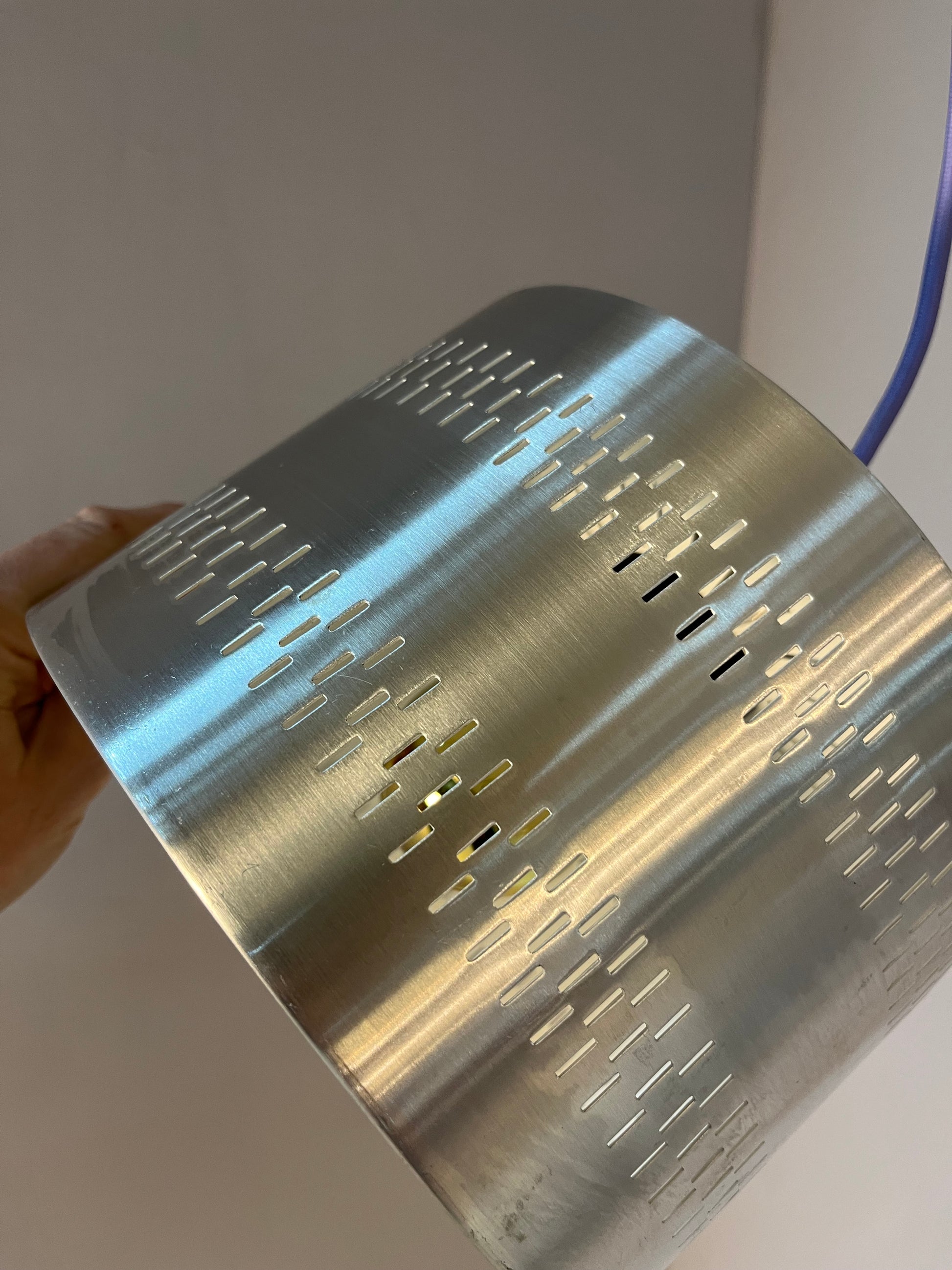 Hängelampe silber Aluminium aus Dänemark