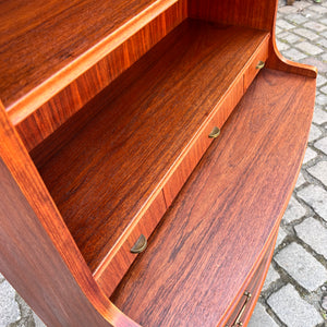Bücherregal mit Sekretär und Kommode Teak Dänemark