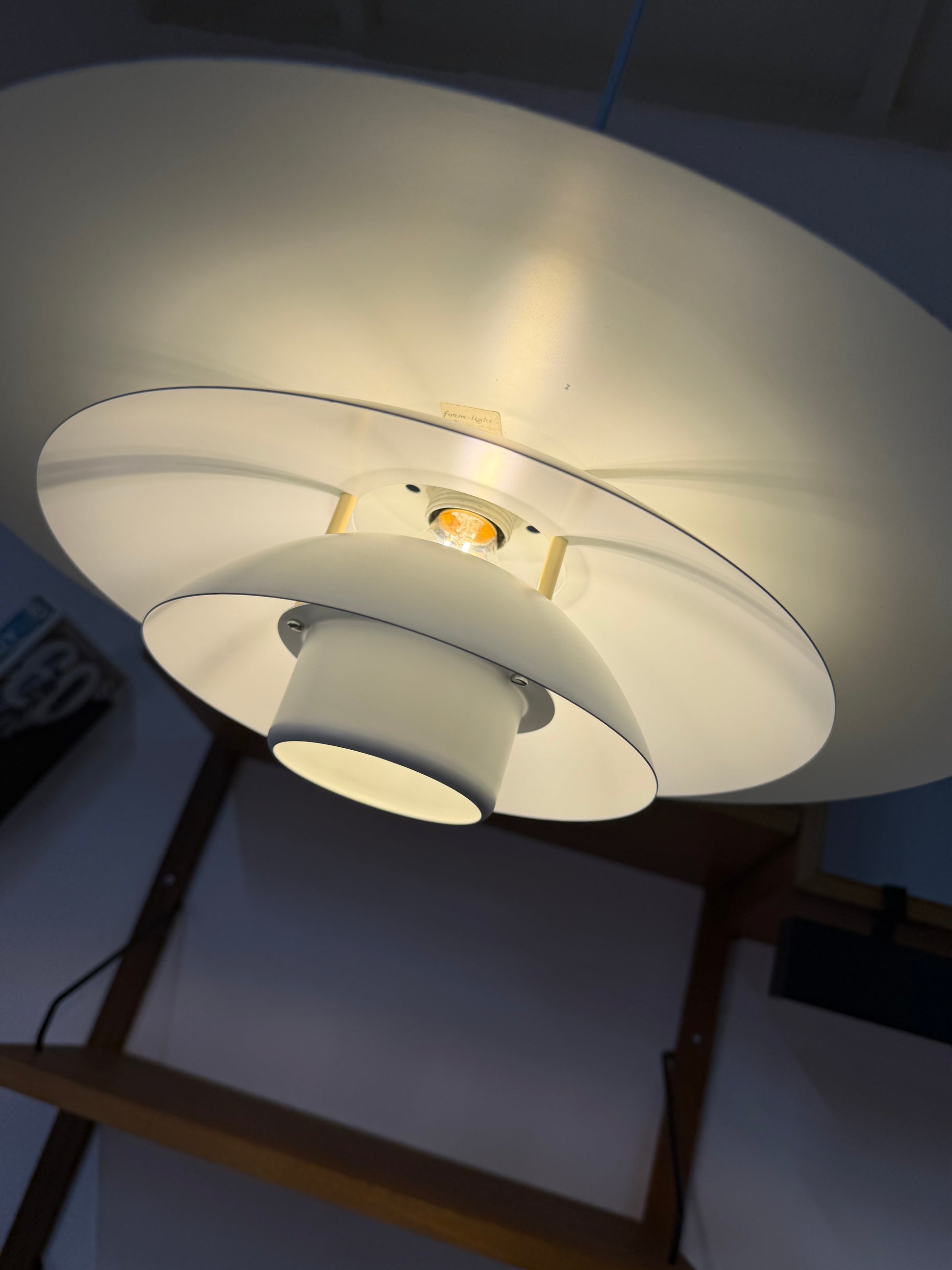 Lamellenlampe weiß von Formlight