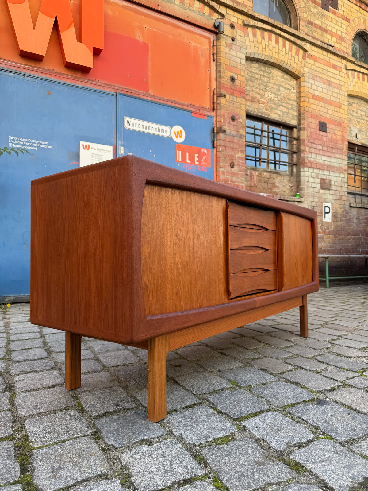 Sideboard Teak von Burchardt Nielsen für Dyrlund