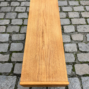 Lowboard Eiche mit Messinggriffen