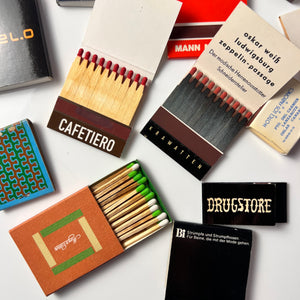 Set: Vintage Streichhölzer Grafik