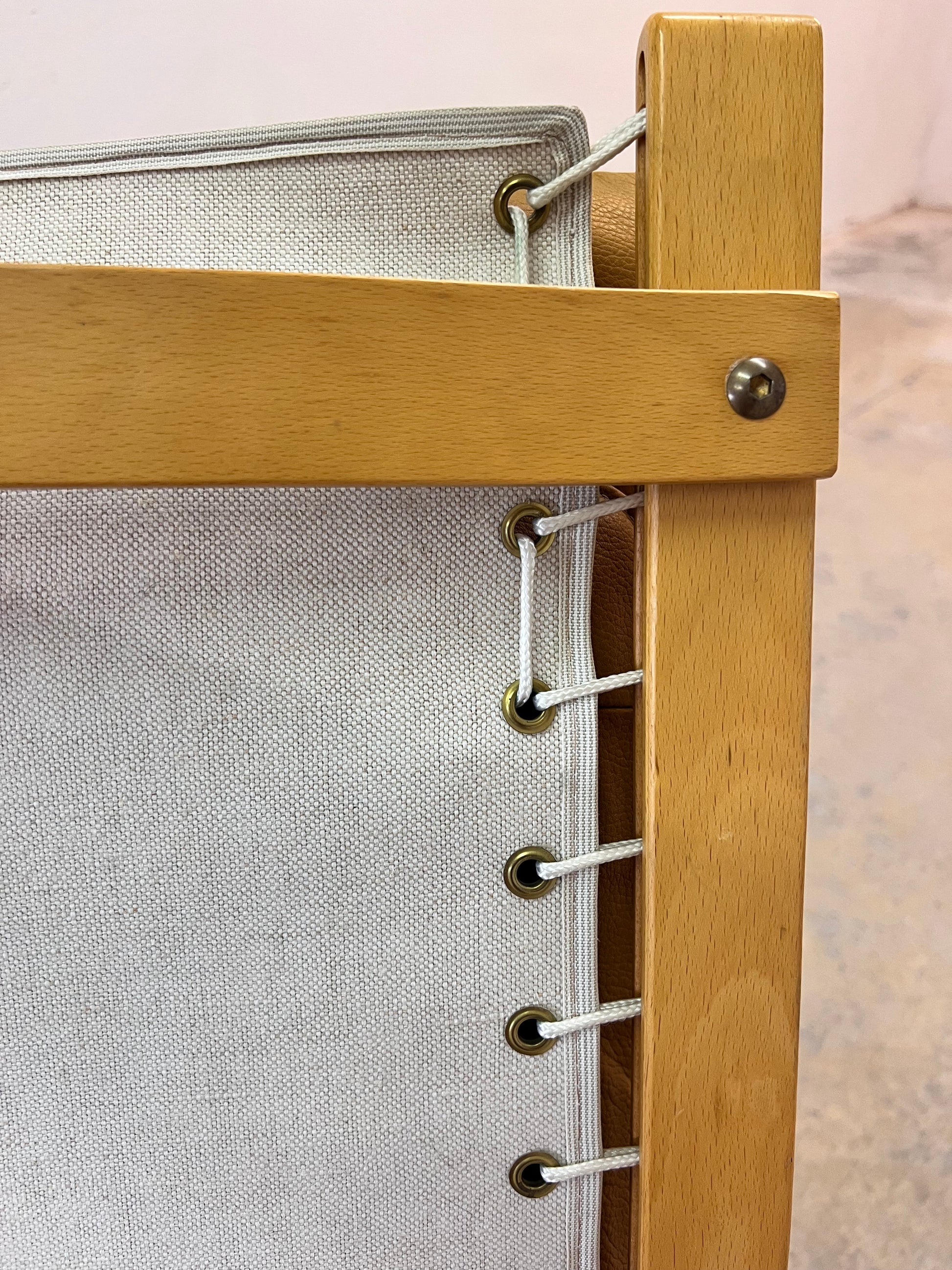 Sessel Siesta Echtleder von Ingmar Relling für Westnofa