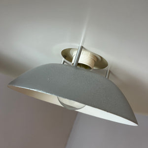 Lamellenlampe weiß silber von Design Light