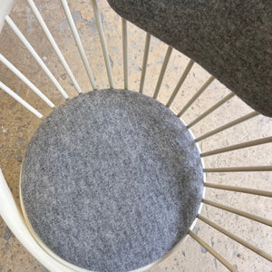 Circle Chair weiß von Yngve Ekström für Swedese